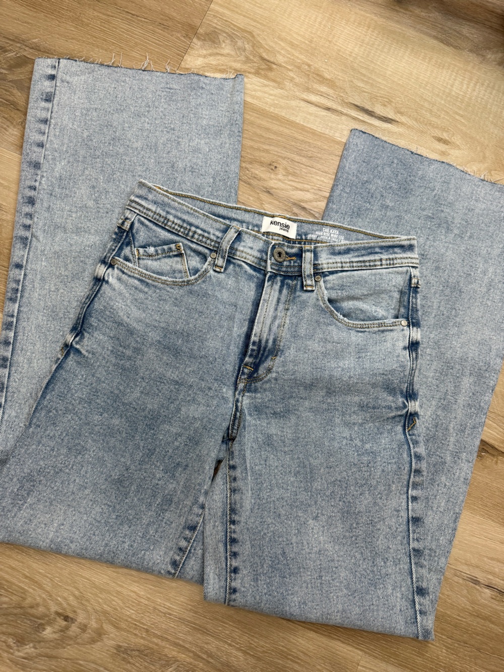 Kensie Jeans | The Kaya High Rise Wide Leg Jean